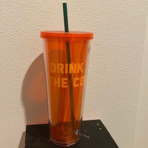 Starbucks 24oz Cold Cup “Drink All The Coffee”